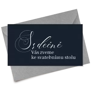 Papírová pozvánka MARKETA