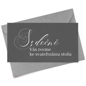 Papírová pozvánka MARKETA