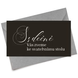 Papírová pozvánka MARKETA