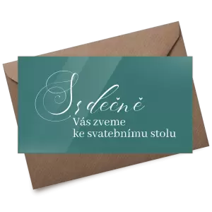 Plexi pozvánka MARKETA