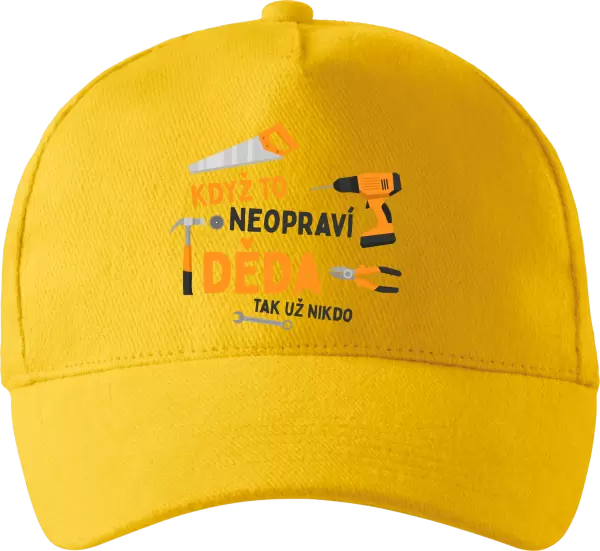 Kšiltovka Když to neopraví děda, tak už nikdo