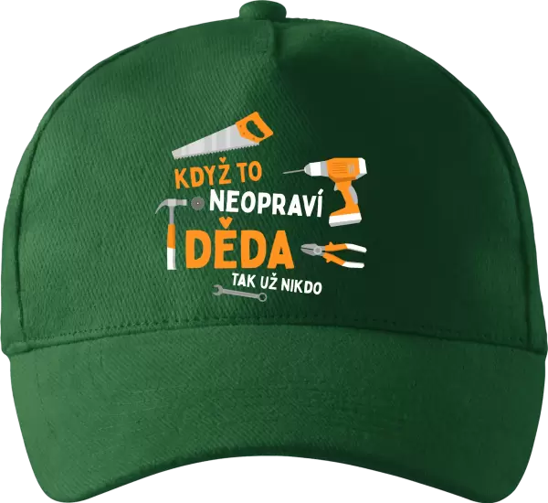 Kšiltovka Když to neopraví děda, tak už nikdo