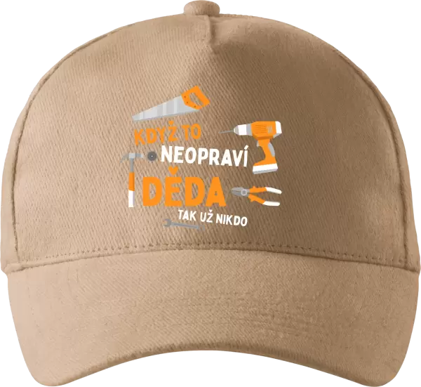 Kšiltovka Když to neopraví děda, tak už nikdo