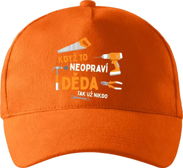 Kšiltovka Když to neopraví děda, tak už nikdo