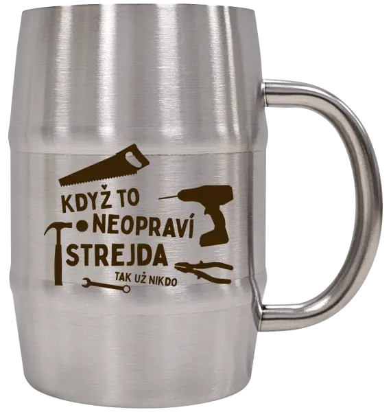 Nerezový chladicí půllitr Když to neopraví strejda, tak už nikdo