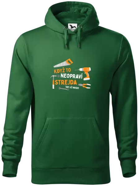 Pánská mikina Když to neopraví strejda, tak už nikdo