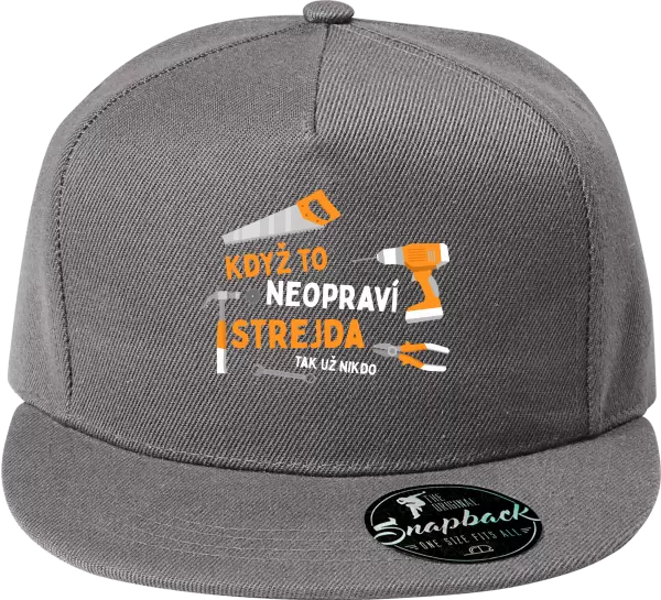 Snapback kšiltovka Když to neopraví strejda, tak už nikdo