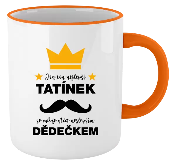 Hrnek Jen ten nejlepší tatínek se může stát nejlepším dědečkem