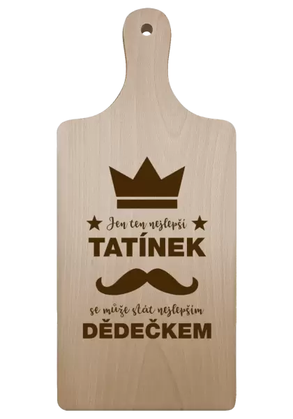 Prkénko Jen ten nejlepší tatínek se může stát nejlepším dědečkem