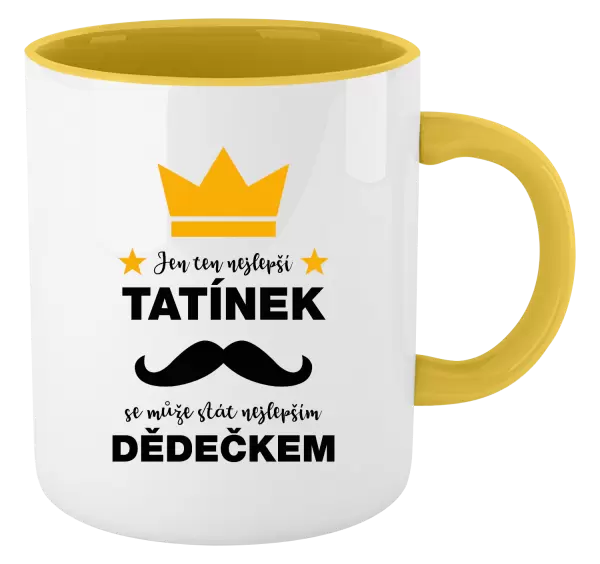 Hrnek Jen ten nejlepší tatínek se může stát nejlepším dědečkem