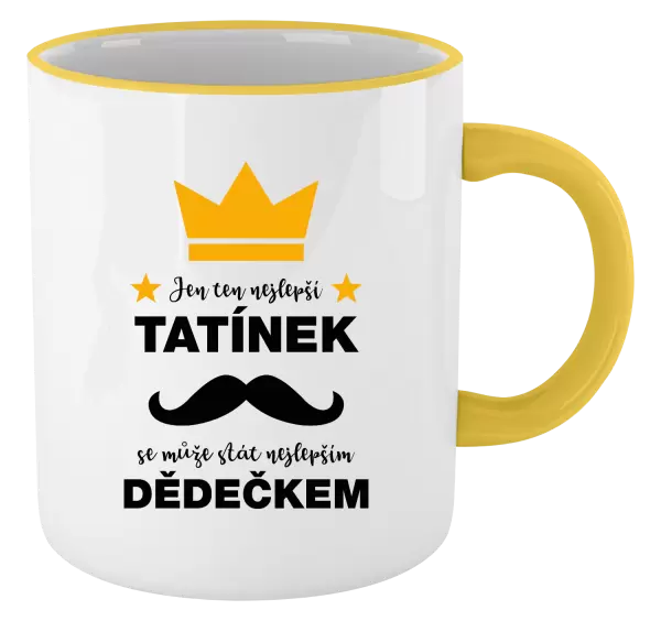 Hrnek Jen ten nejlepší tatínek se může stát nejlepším dědečkem