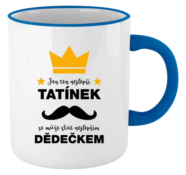 Hrnek Jen ten nejlepší tatínek se může stát nejlepším dědečkem