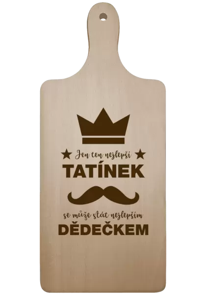 Prkénko Jen ten nejlepší tatínek se může stát nejlepším dědečkem