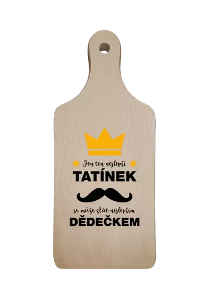 Prkénko Jen ten nejlepší tatínek se může stát nejlepším dědečkem