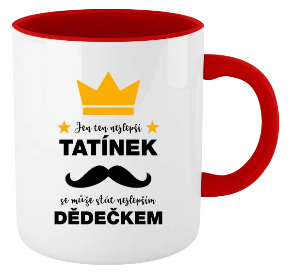 Hrnek Jen ten nejlepší tatínek se může stát nejlepším dědečkem
