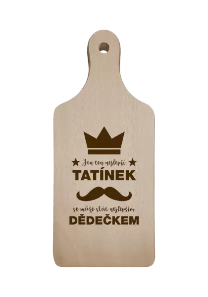 Prkénko Jen ten nejlepší tatínek se může stát nejlepším dědečkem