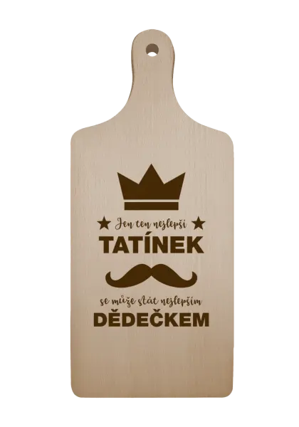 Prkénko Jen ten nejlepší tatínek se může stát nejlepším dědečkem