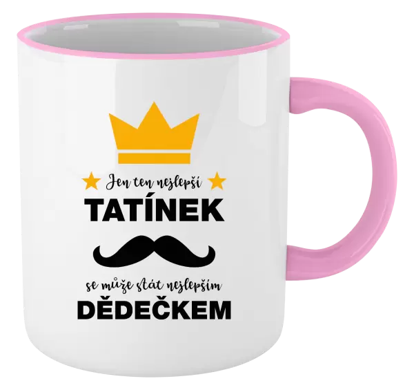 Hrnek Jen ten nejlepší tatínek se může stát nejlepším dědečkem