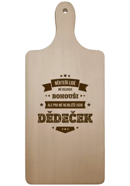 Prkénko Někteří lidé mě oslovují jménem, pro mé nejbližší jsem dědeček