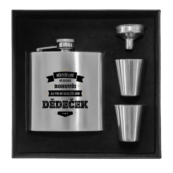 Placatka v krabičce Někteří lidé mě oslovují jménem, pro mé nejbližší jsem dědeček