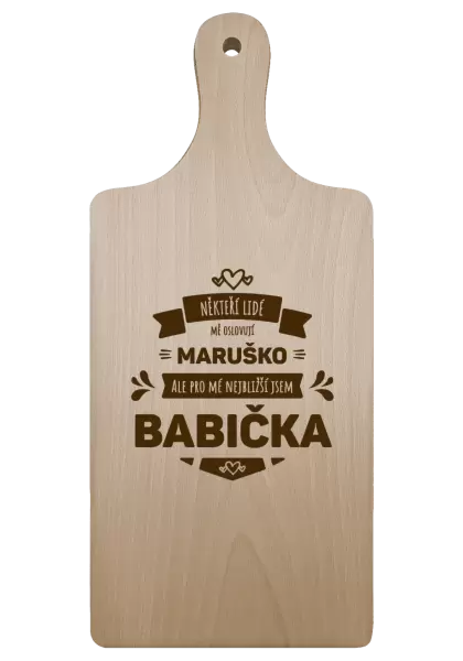 Prkénko Někteří lidé mě oslovují jménem, pro mé nejbližší jsem babička