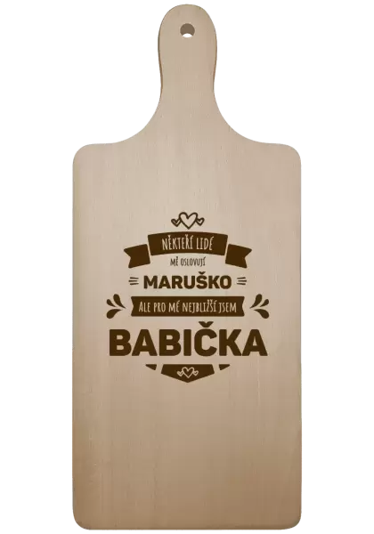 Prkénko Někteří lidé mě oslovují jménem, pro mé nejbližší jsem babička