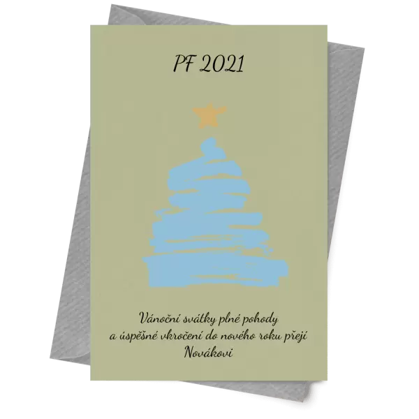 Papír 10 x 15 cm Stromeček