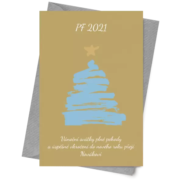 Papír 10 x 15 cm Stromeček