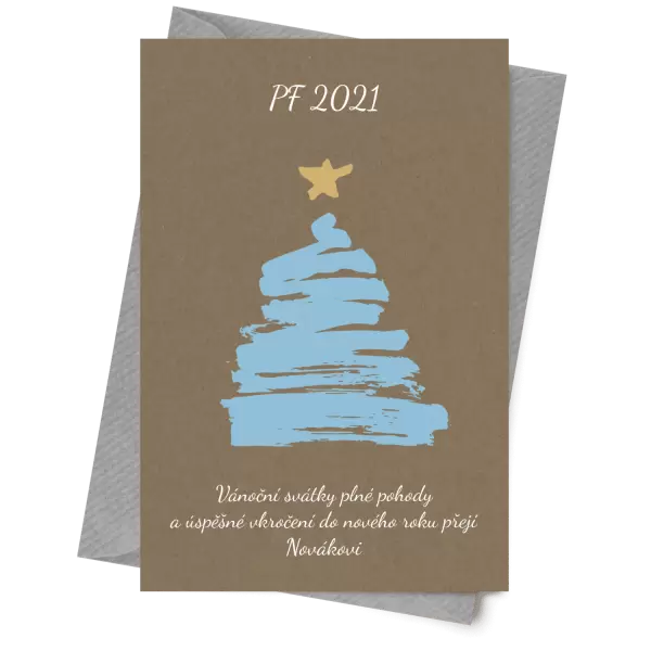 Papír 10 x 15 cm Stromeček