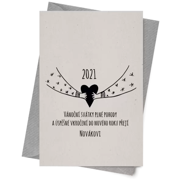 Papír 10 x 15 cm Srdíčko