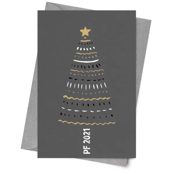 Papírové přání Strom