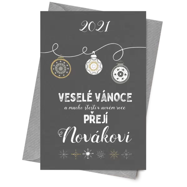 Papírové přání Ozdoby