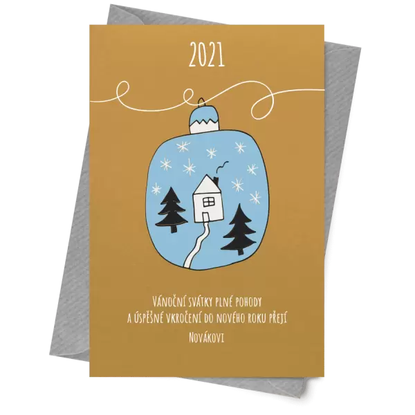 Papír 10 x 15 cm Baňka