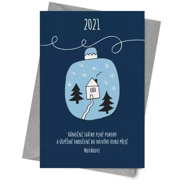 Papír 10 x 15 cm Baňka