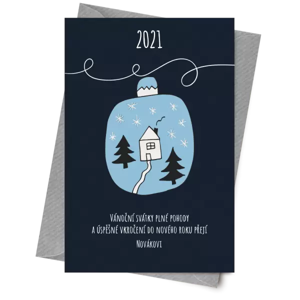 Papír 10 x 15 cm Baňka