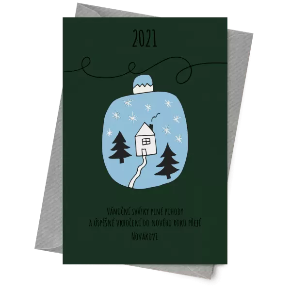 Papír 10 x 15 cm Baňka