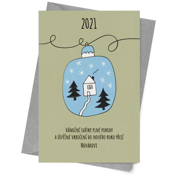 Papír 10 x 15 cm Baňka