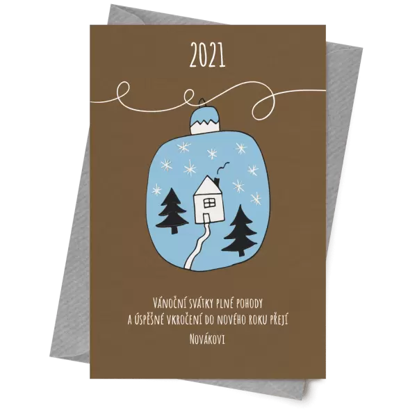 Papír 10 x 15 cm Baňka