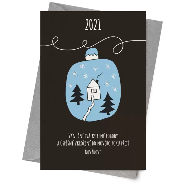 Papír 10 x 15 cm Baňka