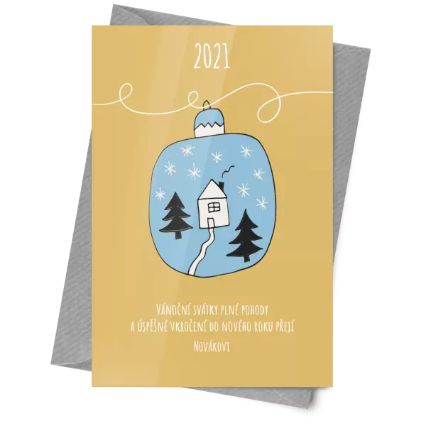 Papír 10 x 15 cm Baňka