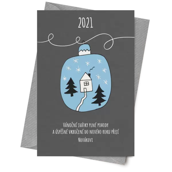 Papír 10 x 15 cm Baňka