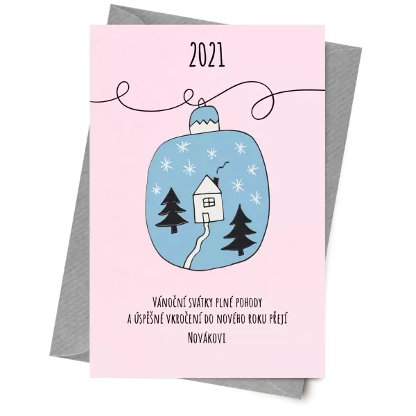 Papír 10 x 15 cm Baňka