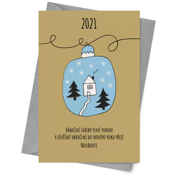 Papír 10 x 15 cm Baňka