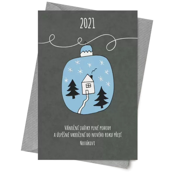 Papír 10 x 15 cm Baňka