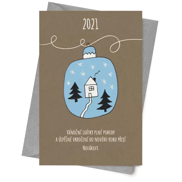 Papír 10 x 15 cm Baňka