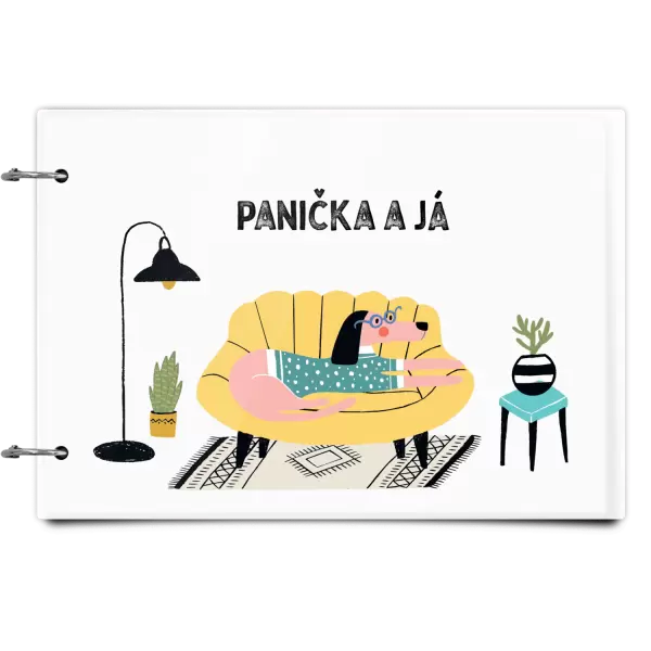 Plexi album se sponami Panička a já