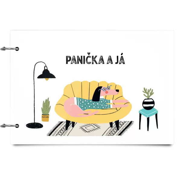 Plexi album se sponami Panička a já