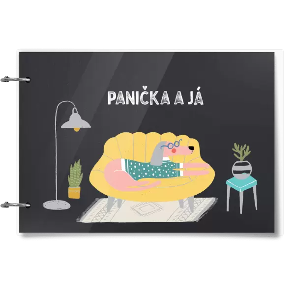 Plexi album se sponami Panička a já