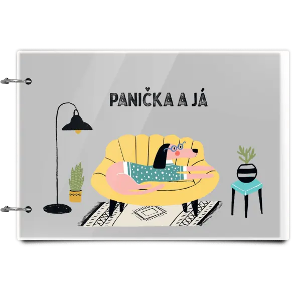 Plexi album se sponami Panička a já
