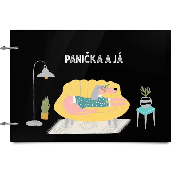 Plexi album se sponami Panička a já